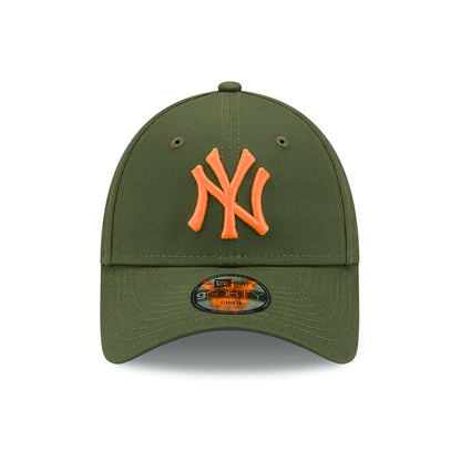 Gorra de béisbol 9FORTY MLB League Essential New York Yankees de New Era - Oliva-Naranja