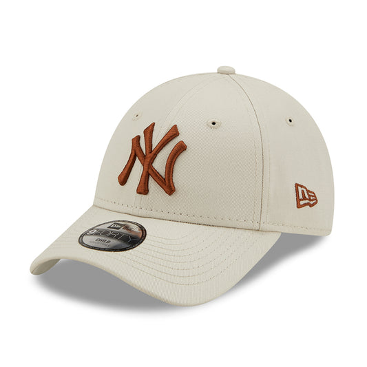Gorra de béisbol niños 9FORTY MLB League Essential New York Yankees de New Era - Piedra-Caramelo