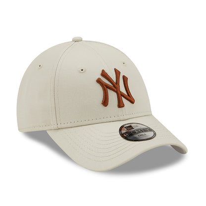 Gorra de béisbol niños 9FORTY MLB League Essential New York Yankees de New Era - Piedra-Caramelo