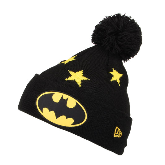 Gorro con pompón Star Batman de New Era - Negro-Amarillo