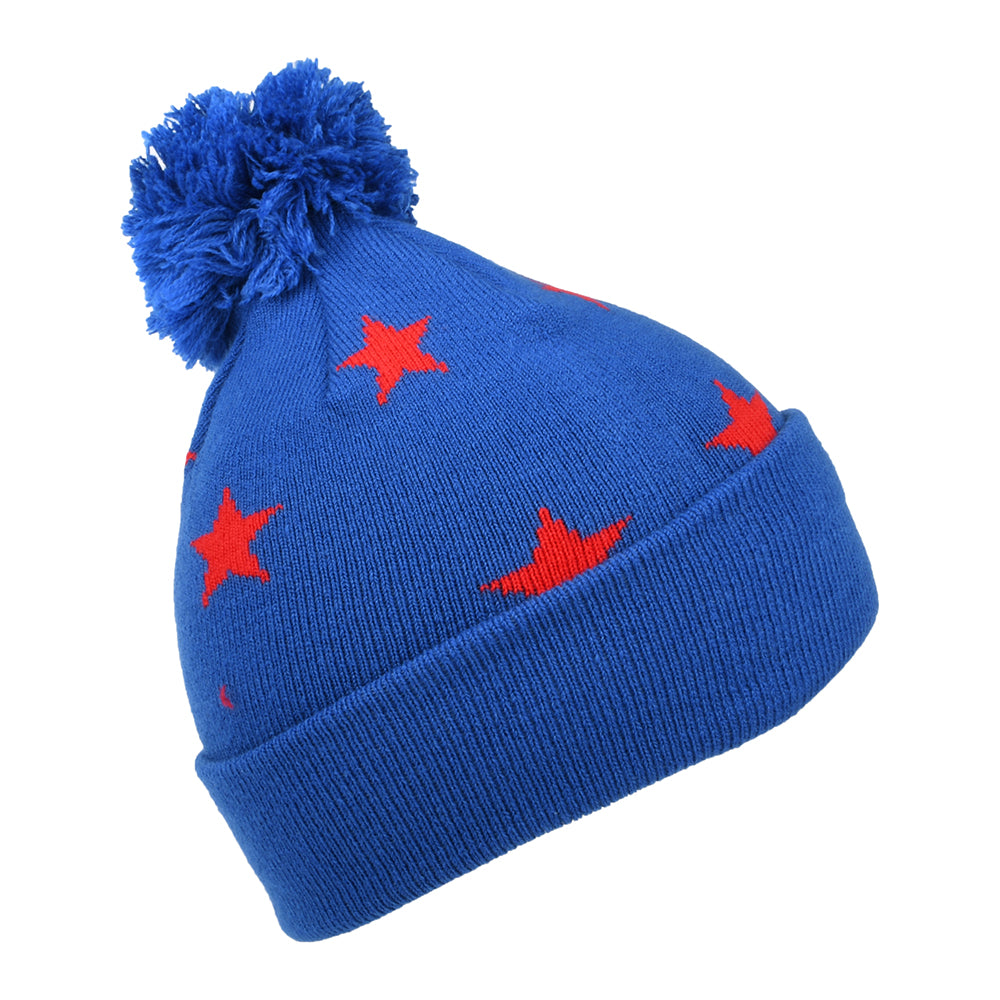 Gorro con pompón Star Superman de New Era - Azul-Rojo