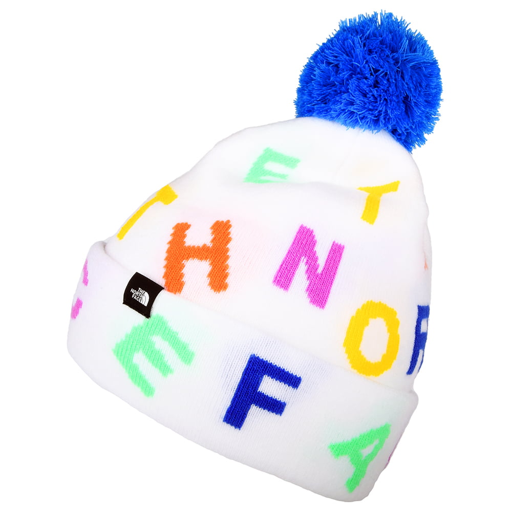 Gorro con pompón niños Ski Tuke de The North Face - Blanco-Multi