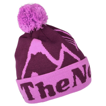 Gorro con pompón niños Ski Tuke de The North Face - Morado