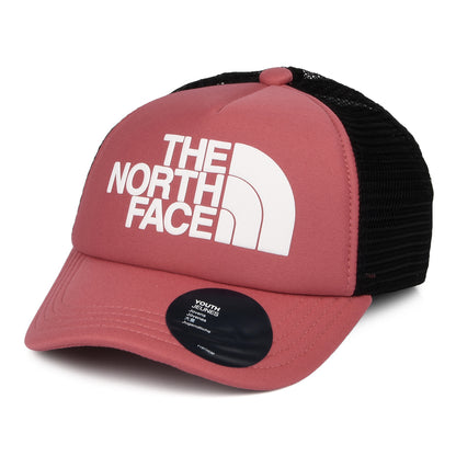Gorra Trucker niños Logo de The North Face - Rosa Violáceo