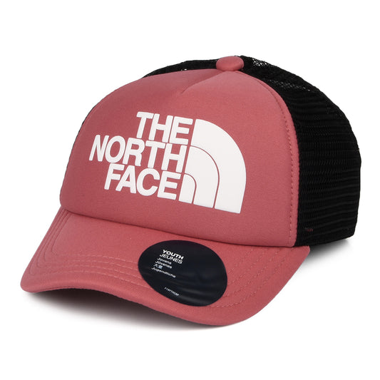 Gorra Trucker niños Logo de The North Face - Rosa Violáceo