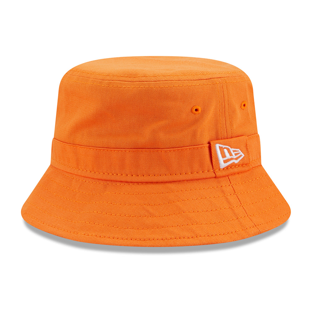 Sombrero de pescador niños NE Essential de algodón de New Era - Naranja
