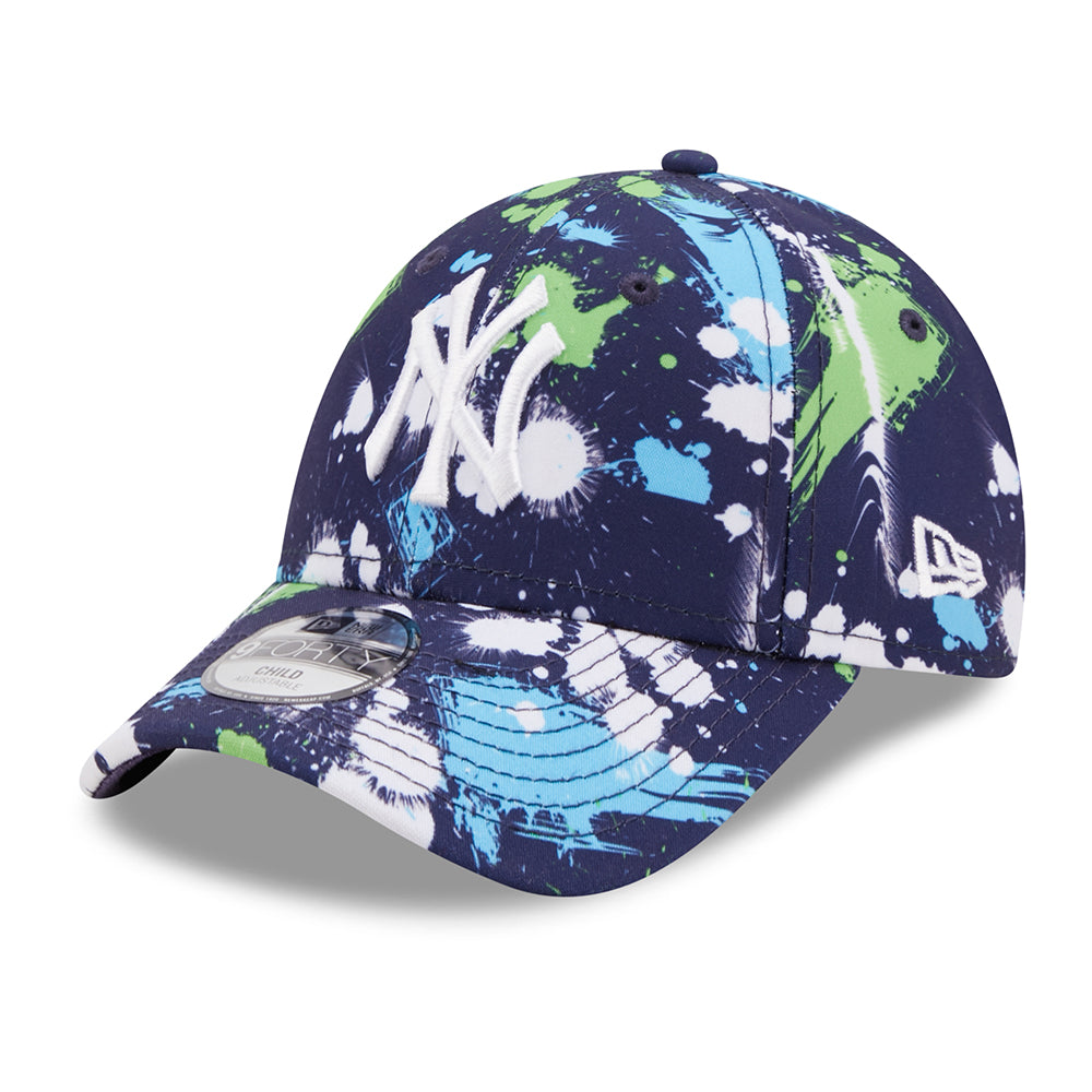 Gorra de béisbol niños 9FORTY MLB Print New York Yankees de New Era - Azul Marino-Azul