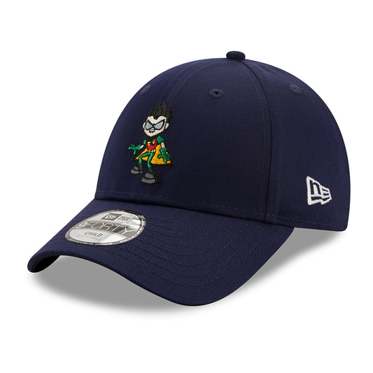 Gorra de béisbol 9FORTY Titan Character Teen Titan Robin de New Era - Azul Marino