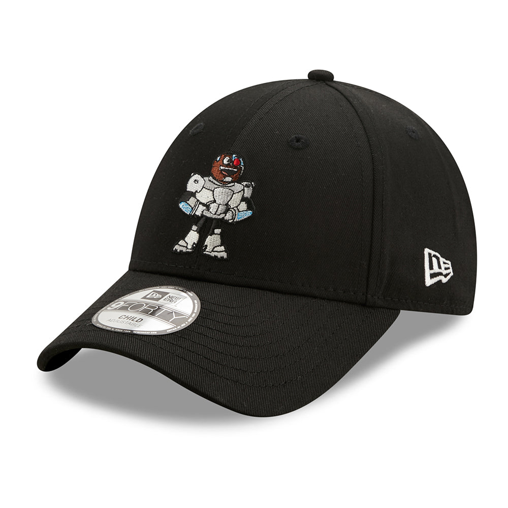 Gorra de béisbol niños 9FORTY Titan Character Teen Titan Cyborg de New Era - Negro