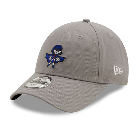Gorra de béisbol niños 9FORTY Titan Character Teen Titan Raven de New Era - Gris