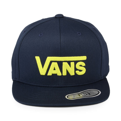 Gorra Snapback niños Drop V II de Vans - Azul Marino-Amarillo Neón