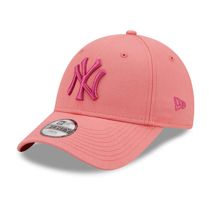 Gorra de béisbol niños 9FORTY MLB League Essential New York Yankees de New Era - Rosa Claro-Rosa