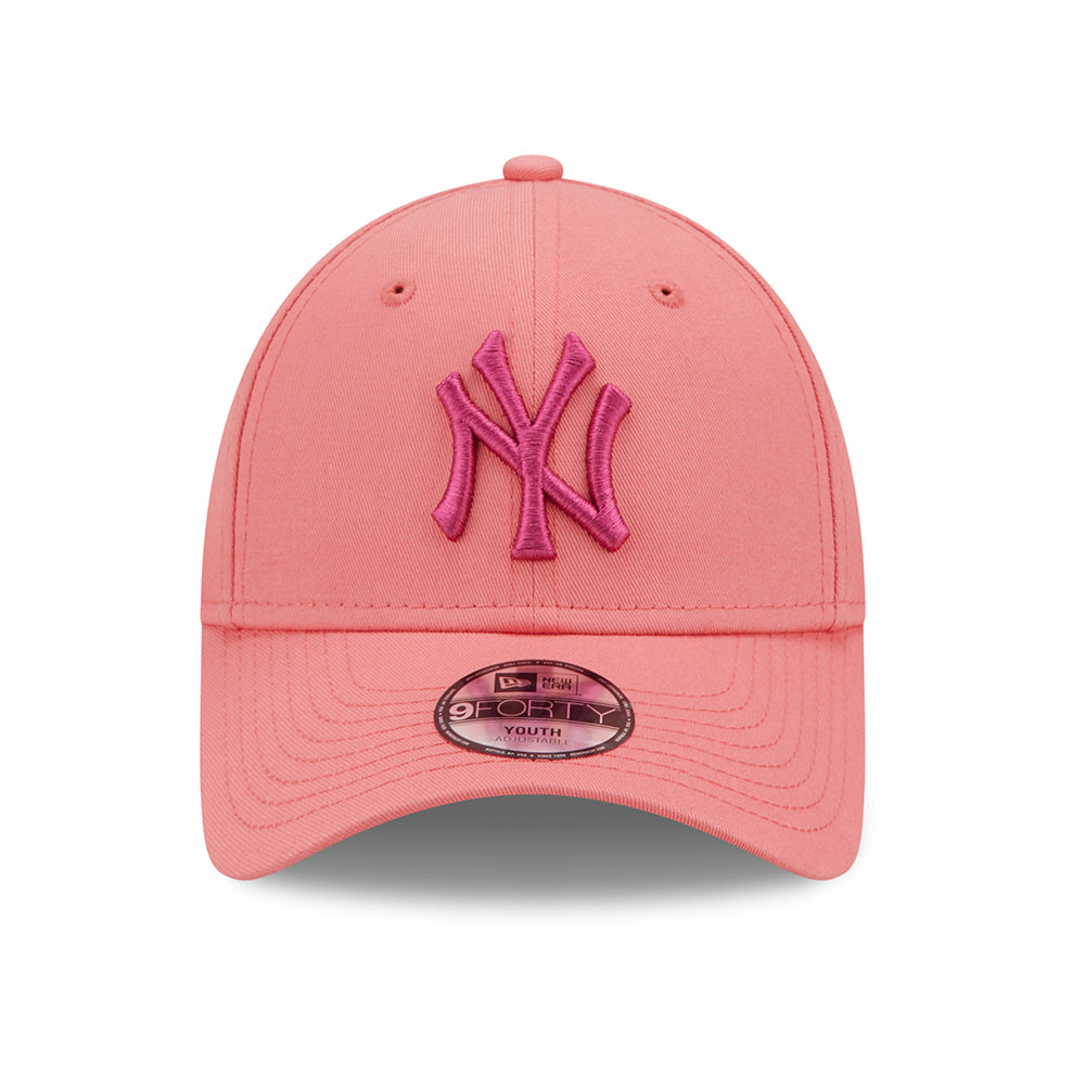 Gorra de béisbol niños 9FORTY MLB League Essential New York Yankees de New Era - Rosa Claro-Rosa
