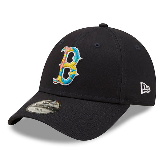 Gorra de béisbol niños 9FORTY MLB Camo Infill Boston Red Sox de New Era - Azul Marino