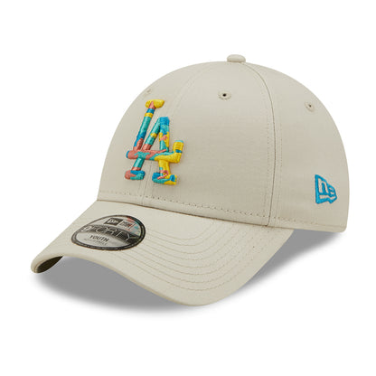 Gorra de béisbol niños 9FORTY MLB Camo Infill L.A. Dodgers de New Era - Piedra