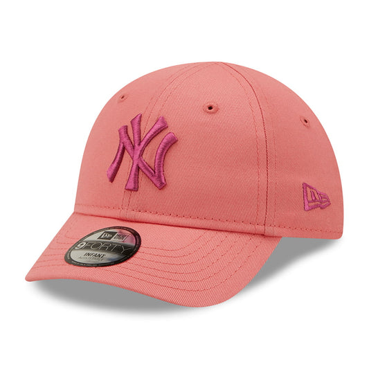Gorra de béisbol bebé 9FORTY MLB League Essential New York Yankees de New Era - Rosa Claro-Rosa