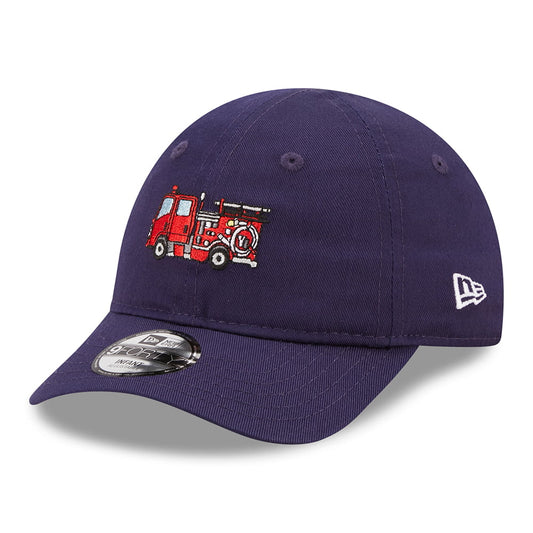 Gorra de béisbol bebé 9FORTY Icon Fire Engine de New Era - Azul Marino