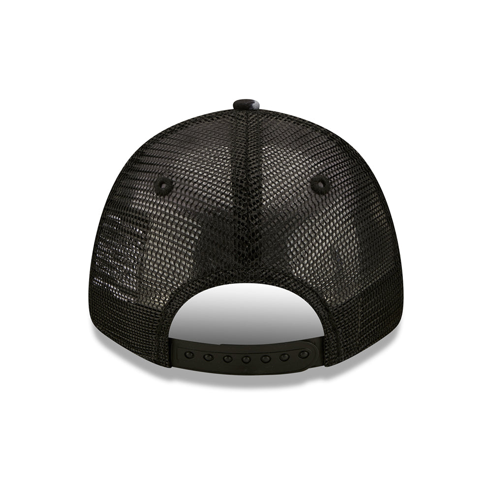Gorra Trucker niños 9FORTY MLB Print New York Yankees de New Era - Azul Marino-Blanco