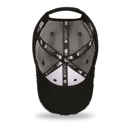 Gorra Trucker niños 9FORTY MLB Print New York Yankees de New Era - Azul Marino-Blanco