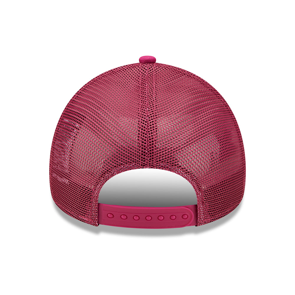 Gorra Trucker niños 9FORTY A-Frame MLB Tonal Mesh L.A. Dodgers de New Era - Rosa