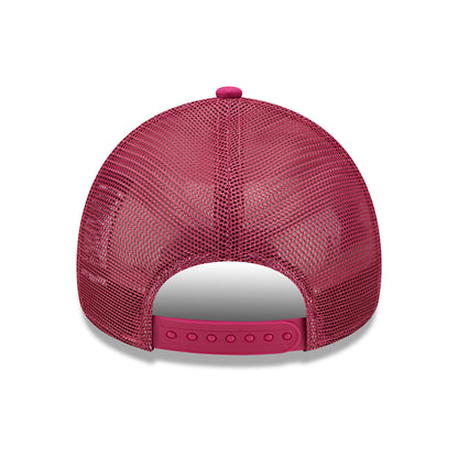 Gorra Trucker niños 9FORTY A-Frame MLB Tonal Mesh L.A. Dodgers de New Era - Rosa