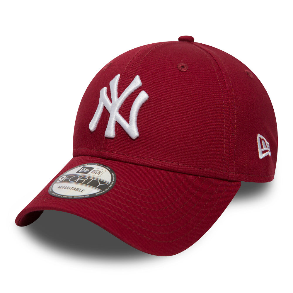 Gorra de béisbol niños 9FORTY MLB League Essential New York Yankees de New Era - Escarlata-Blanco