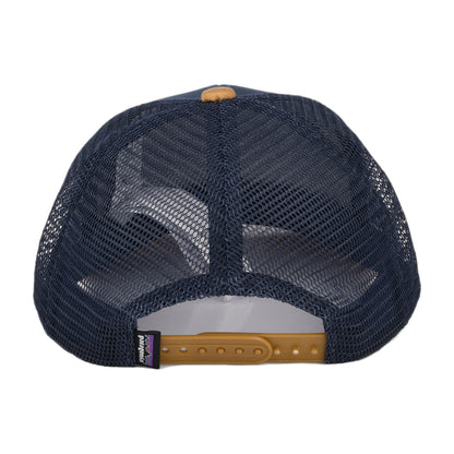 Gorra Trucker niños GPIW Crest de algodón orgánico de Patagonia - Piedra-Camel