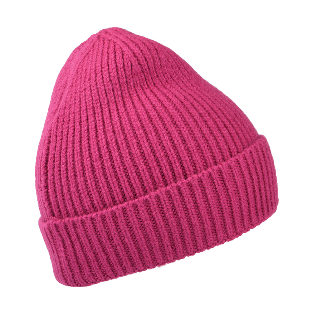 Gorro Beanie niños TNF Box Logo con vuelta de The North Face - Fucsia