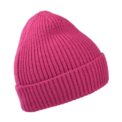 Gorro Beanie niños TNF Box Logo con vuelta de The North Face - Fucsia