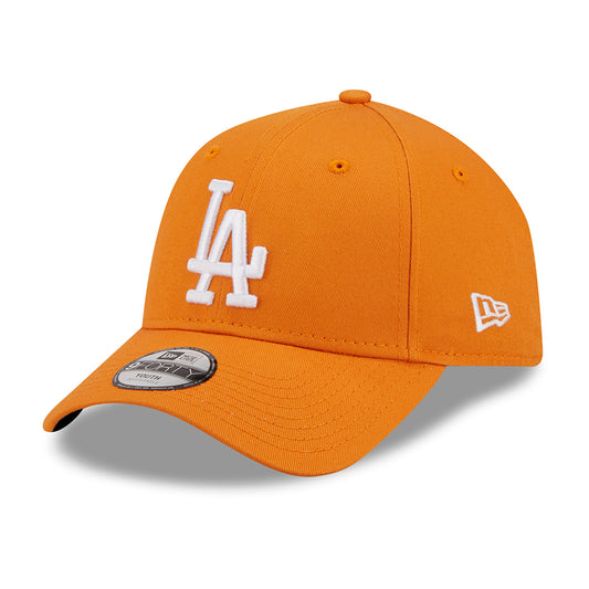Gorra de béisbol niños 9FORTY MLB League Essential L.A. Dodgers de New Era - Naranja-Blanco