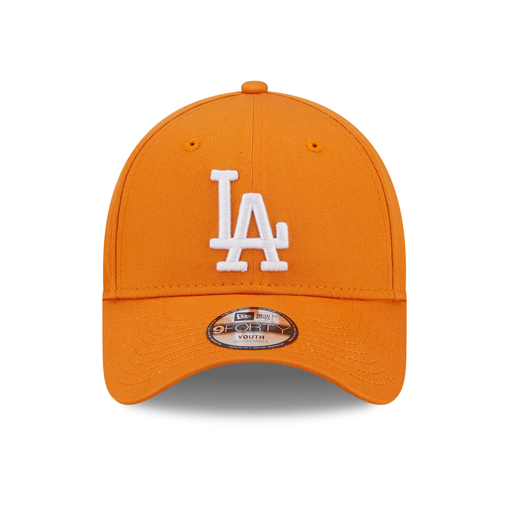Gorra de béisbol niños 9FORTY MLB League Essential L.A. Dodgers de New Era - Naranja-Blanco
