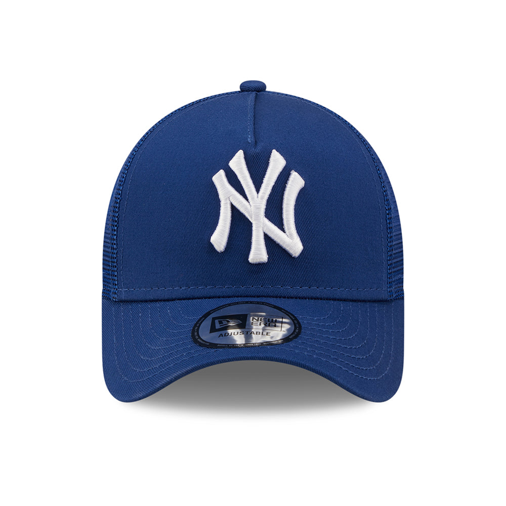 Gorra Trucker niños 9FORTY MLB League Essential New York Yankees de New Era - Azul Real-Blanco