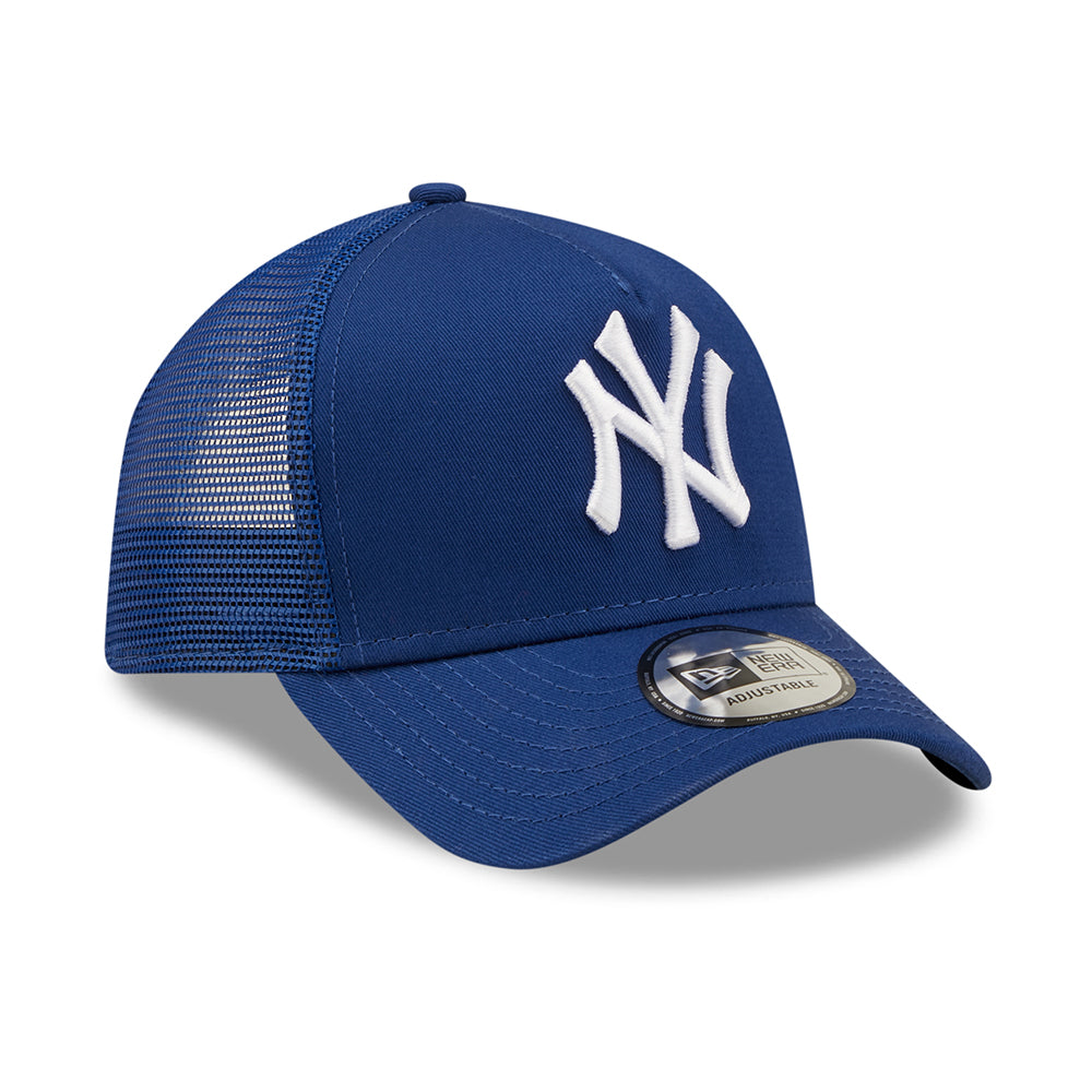 Gorra Trucker niños 9FORTY MLB League Essential New York Yankees de New Era - Azul Real-Blanco