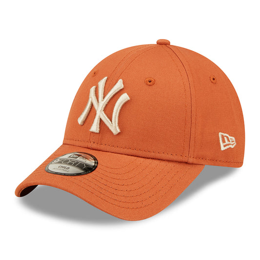 Gorra de béisbol niños 9FORTY MLB League Essential New York Yankees de New Era - Naranja-Avena