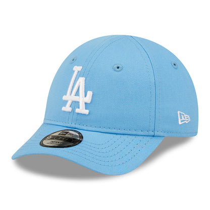 Gorra de béisbol bebé 9FORTY MLB League Essential L.A. Dodgers de New Era - Azul Cielo-Blanco