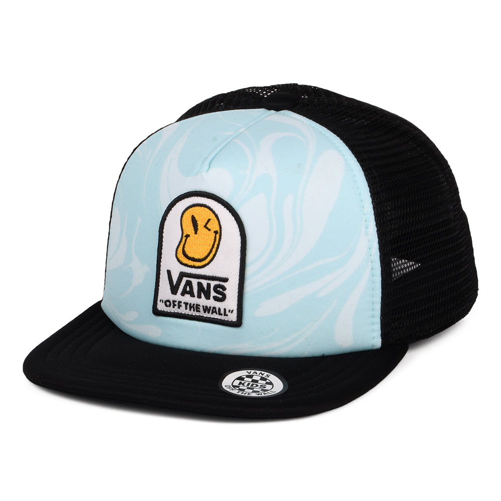 Gorra Trucker niños Marble de Vans - Azul