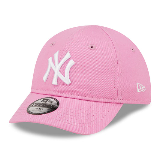 Gorra de béisbol bebé 9FORTY MLB League Essential New York Yankees de New Era - Rosa-Blanco
