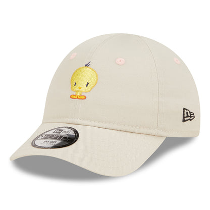 Gorra de béisbol bebé 9FORTY Chibi Looney Tunes Piolín de New Era - Piedra