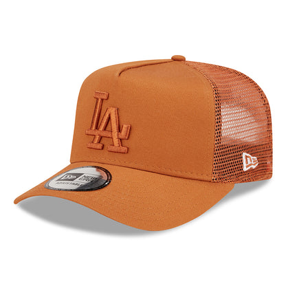 Gorra Trucker niños A-Frame MLB Tonal Mesh L.A. Dodgers de New Era - Ocre