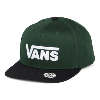 Gorra Snapback niños Drop V II de Vans - Bosque-Negro-Blanco