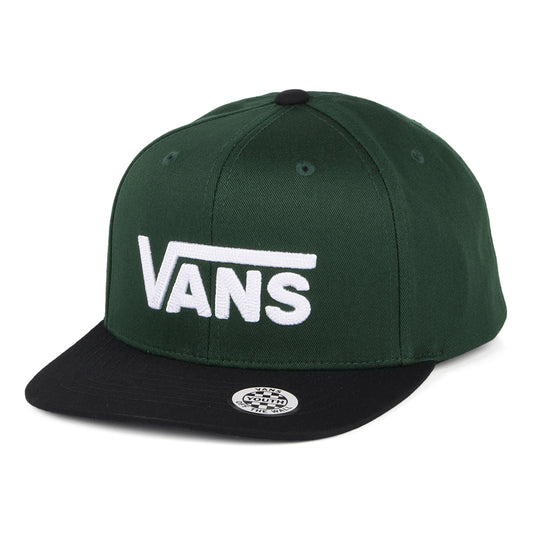 Gorra Snapback niños Drop V II de Vans - Bosque-Negro-Blanco