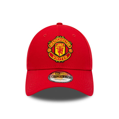 Gorra de béisbol niños 9FORTY Core Manchester United FC de New Era - Escarlata