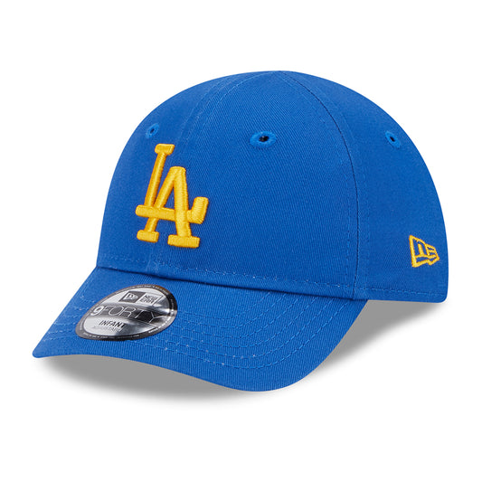 Gorra de béisbol bebé 9FORTY MLB League Essential L.A. Dodgers de New Era - Azul Celeste-Amarillo