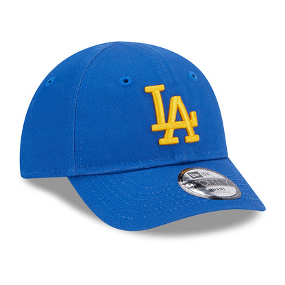 Gorra de béisbol bebé 9FORTY MLB League Essential L.A. Dodgers de New Era - Azul Celeste-Amarillo