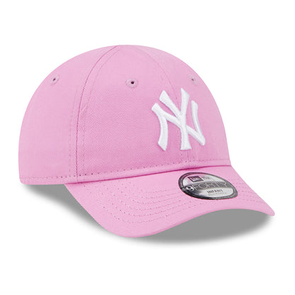 Gorra de béisbol bebé 9FORTY MLB League Essential New York Yankees de New Era - Rosa-Blanco