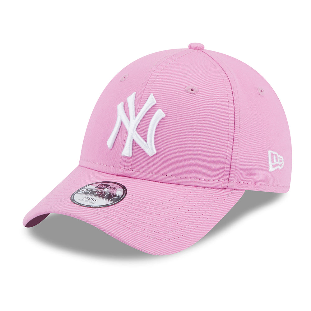 Gorra de béisbol niños 9FORTY MLB League Essential New York Yankees de New Era - Rosa-Blanco