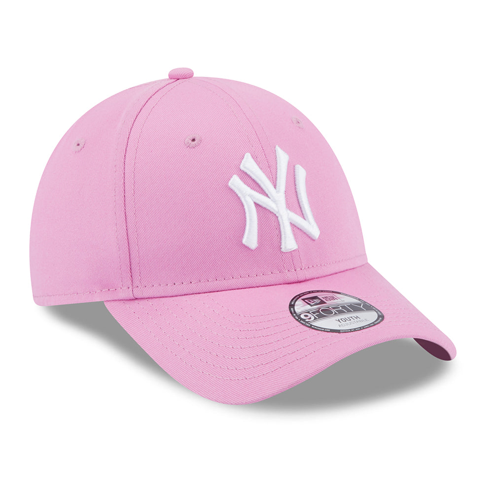 Gorra de béisbol niños 9FORTY MLB League Essential New York Yankees de New Era - Rosa-Blanco