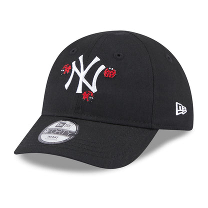 Gorra de béisbol bebé 9FORTY MLB Outdoor New York Yankees de New Era - Negro-Blanco