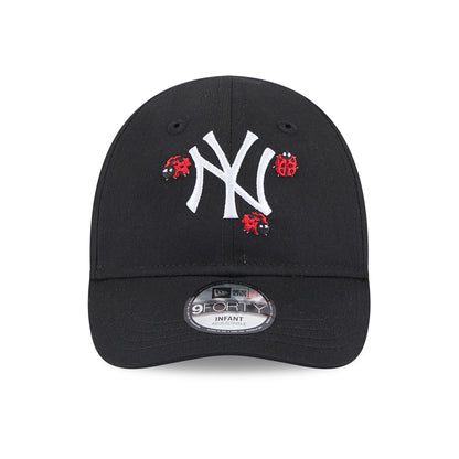 Gorra de béisbol bebé 9FORTY MLB Outdoor New York Yankees de New Era - Negro-Blanco