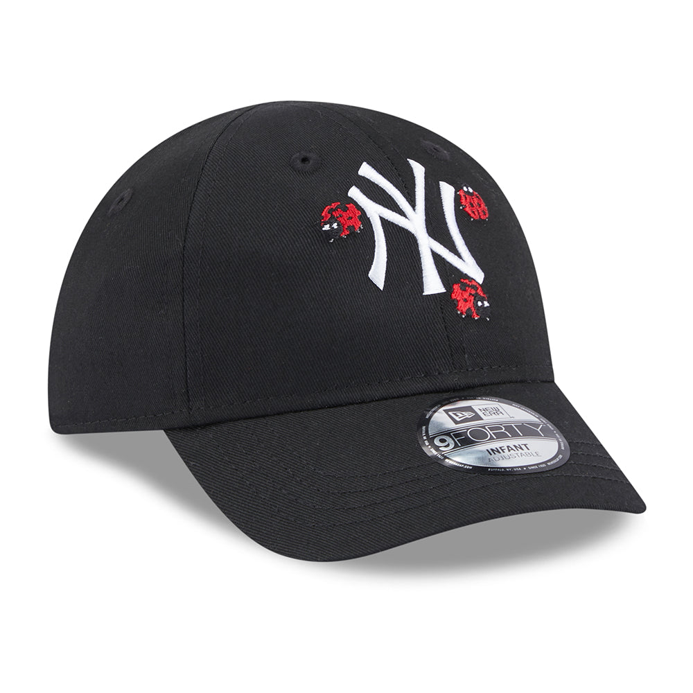Gorra de béisbol bebé 9FORTY MLB Outdoor New York Yankees de New Era - Negro-Blanco